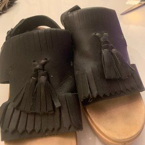 No6 clogs tassel wedges Size 39